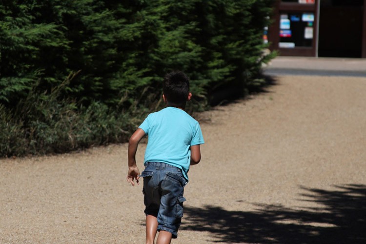 Enfant camping