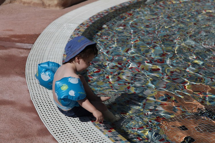 Heated children’s pool